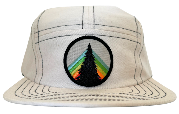 Redmond Five Panel Camp Cap / Rainbow Tree Patch